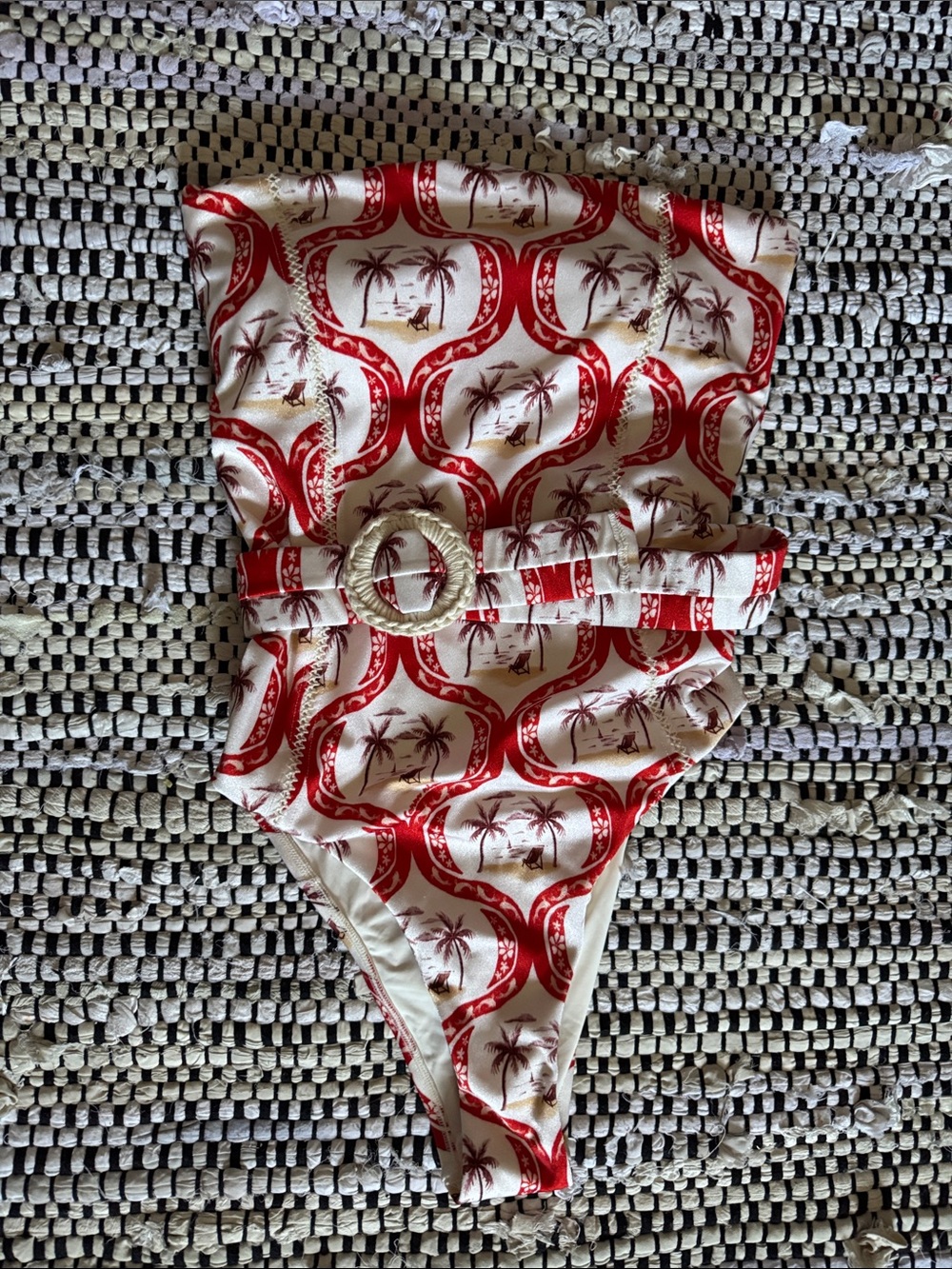 NWT Farm Rio Strapless Swimsuit